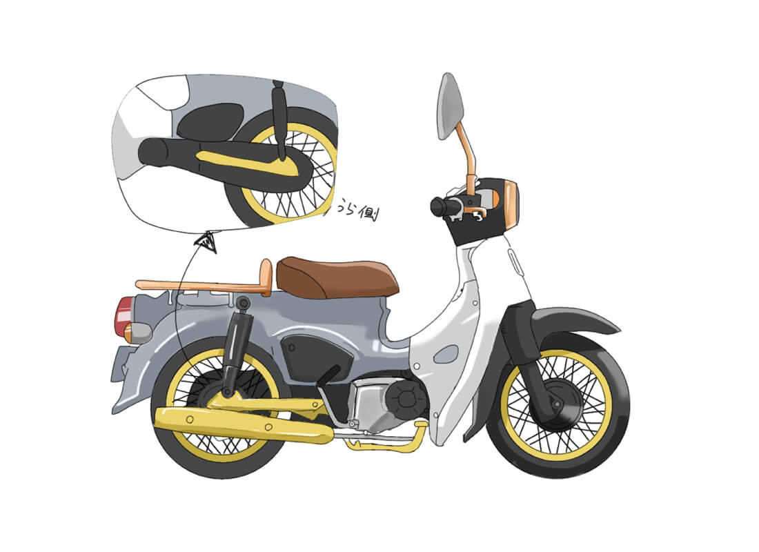 04 / レストアめっきの配色イラストです